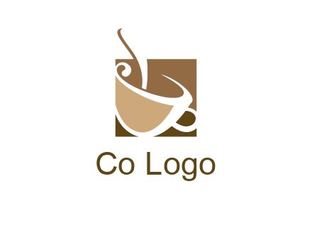 square teacup logo