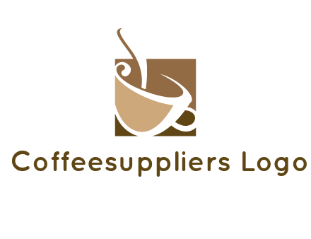 square teacup logo