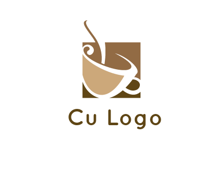 square teacup logo