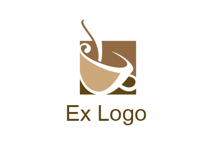 square teacup logo