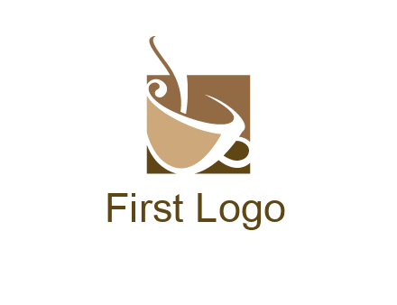 square teacup logo