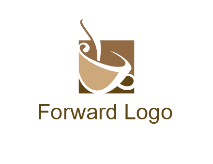 square teacup logo