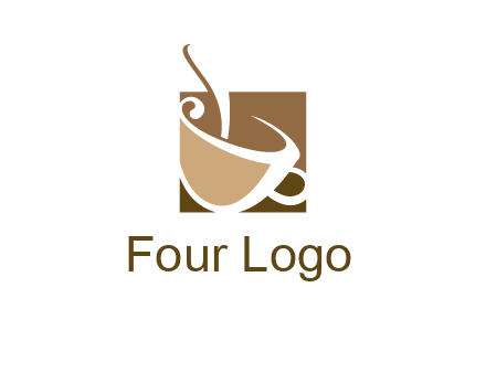 square teacup logo