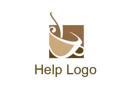 square teacup logo