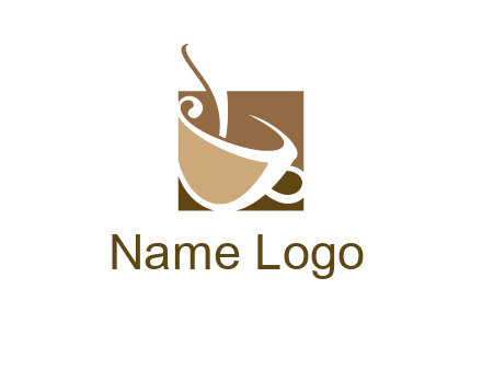 square teacup logo