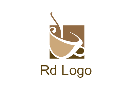 square teacup logo