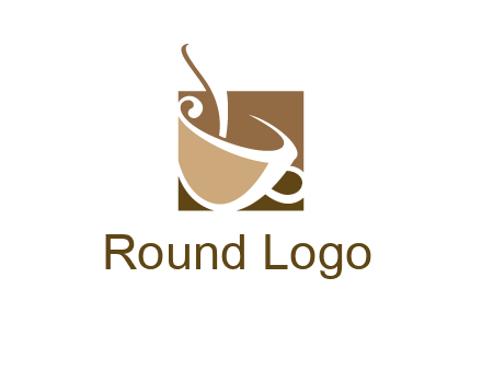 square teacup logo