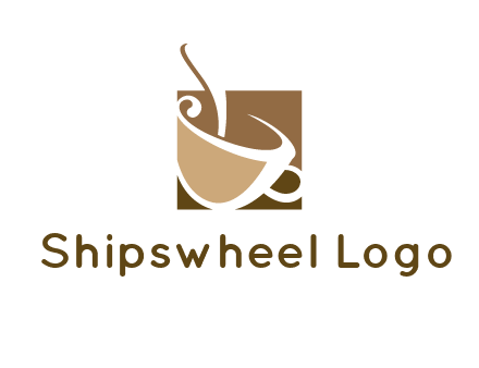 square teacup logo