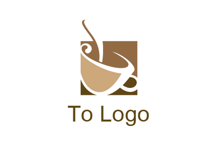 square teacup logo