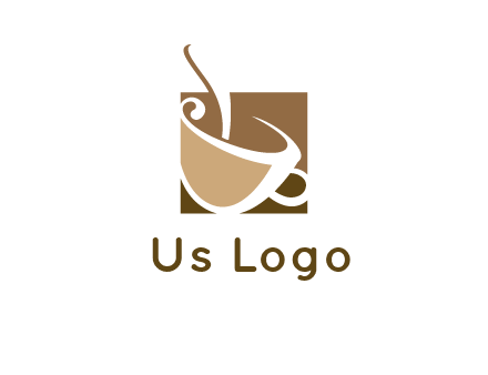 square teacup logo