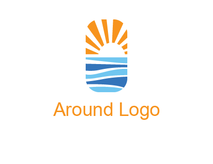 sunset and the sea logo