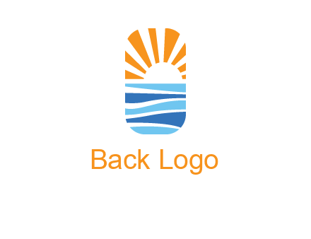 sunset and the sea logo