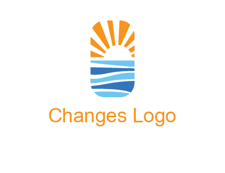 sunset and the sea logo