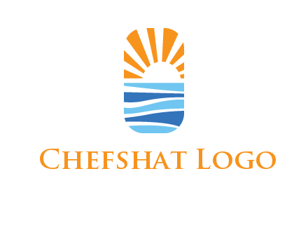 sunset and the sea logo
