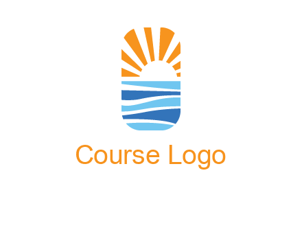 sunset and the sea logo