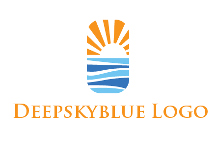 sunset and the sea logo