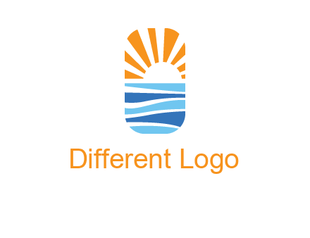 sunset and the sea logo