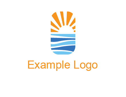 sunset and the sea logo