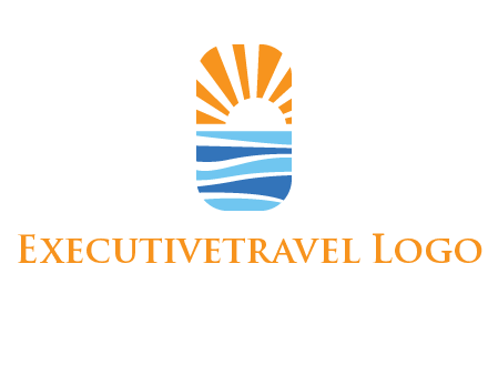 sunset and the sea logo