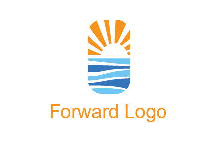 sunset and the sea logo