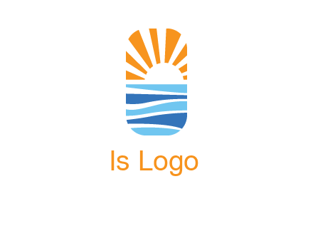 sunset and the sea logo