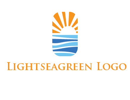 sunset and the sea logo