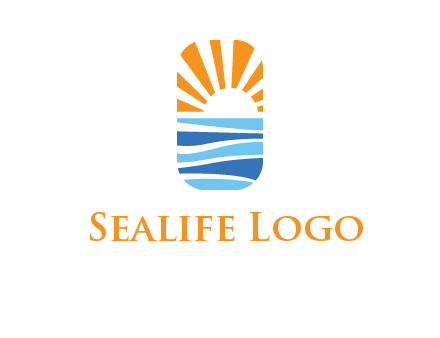 sunset and the sea logo