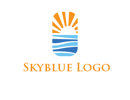 sunset and the sea logo