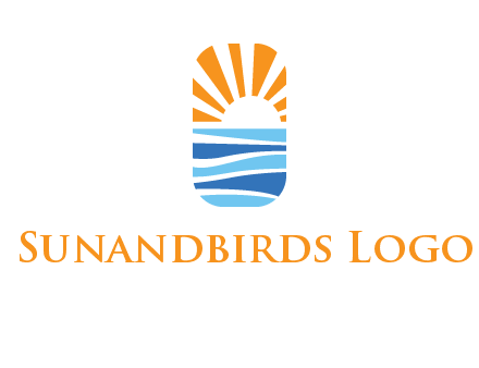 sunset and the sea logo
