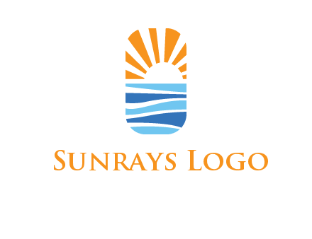 sunset and the sea logo