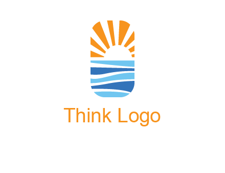 sunset and the sea logo