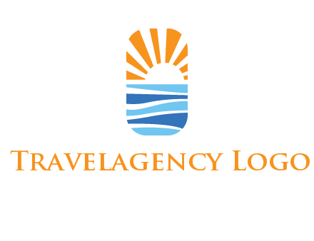 sunset and the sea logo