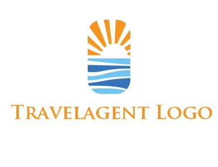 sunset and the sea logo