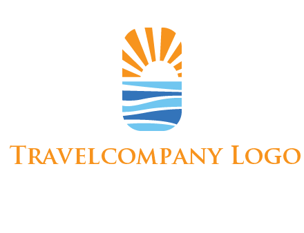 sunset and the sea logo