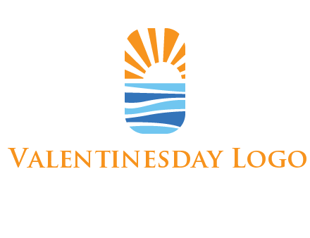 sunset and the sea logo