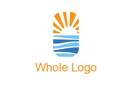 sunset and the sea logo