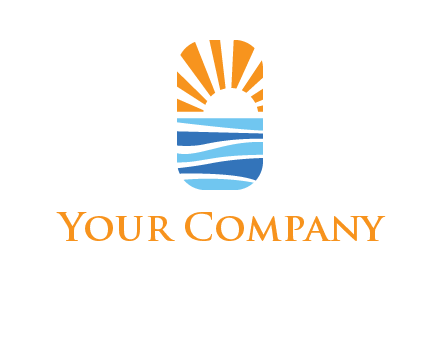 sunset and the sea logo