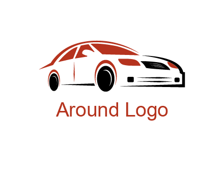 car illustration logo