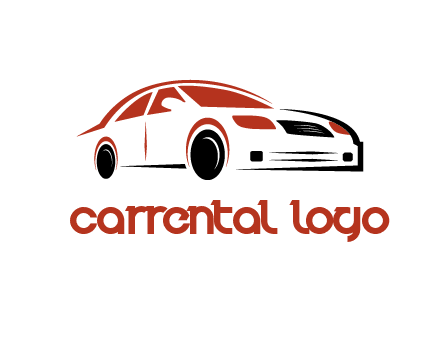 car illustration logo