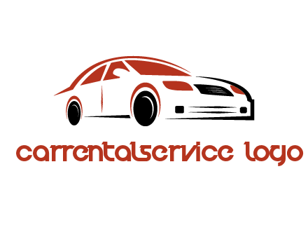 car illustration logo