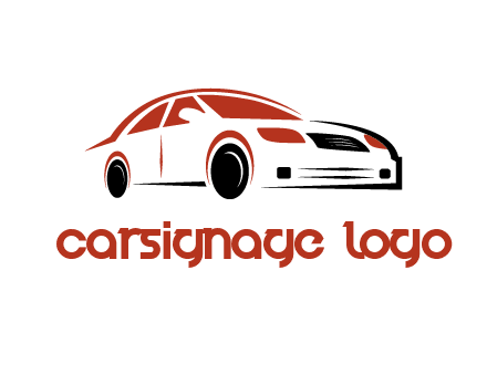 car illustration logo