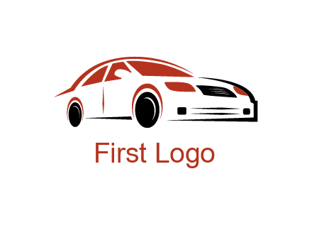 car illustration logo