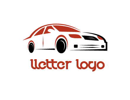 car illustration logo