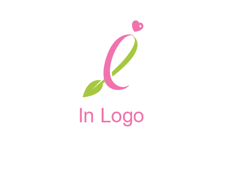pink cancer ribbon attached to a sprout with a heart logo