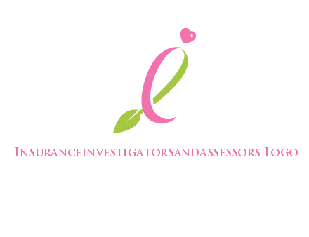 pink cancer ribbon attached to a sprout with a heart logo