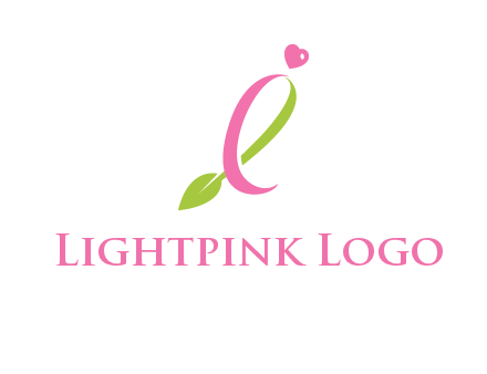pink cancer ribbon attached to a sprout with a heart logo