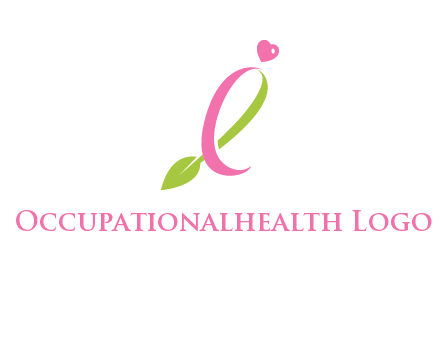 pink cancer ribbon attached to a sprout with a heart logo