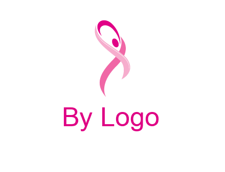 pink cancer ribbon logo
