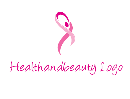 pink cancer ribbon logo