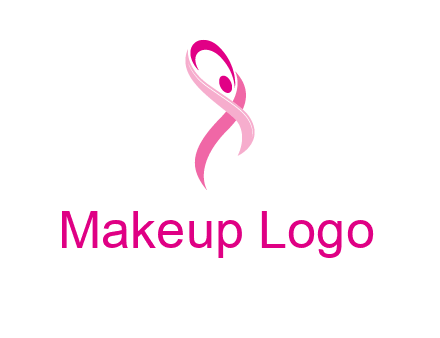 pink cancer ribbon logo